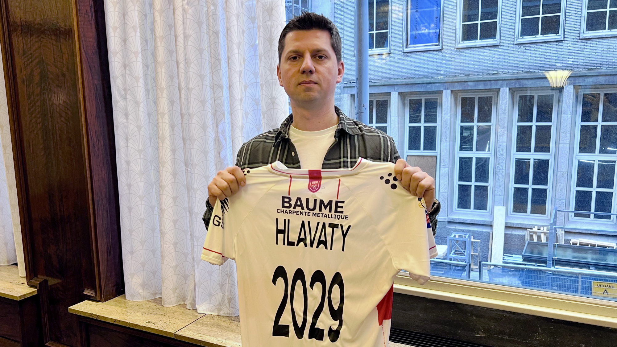 Hlavaty Tamás, a Brest edzője.