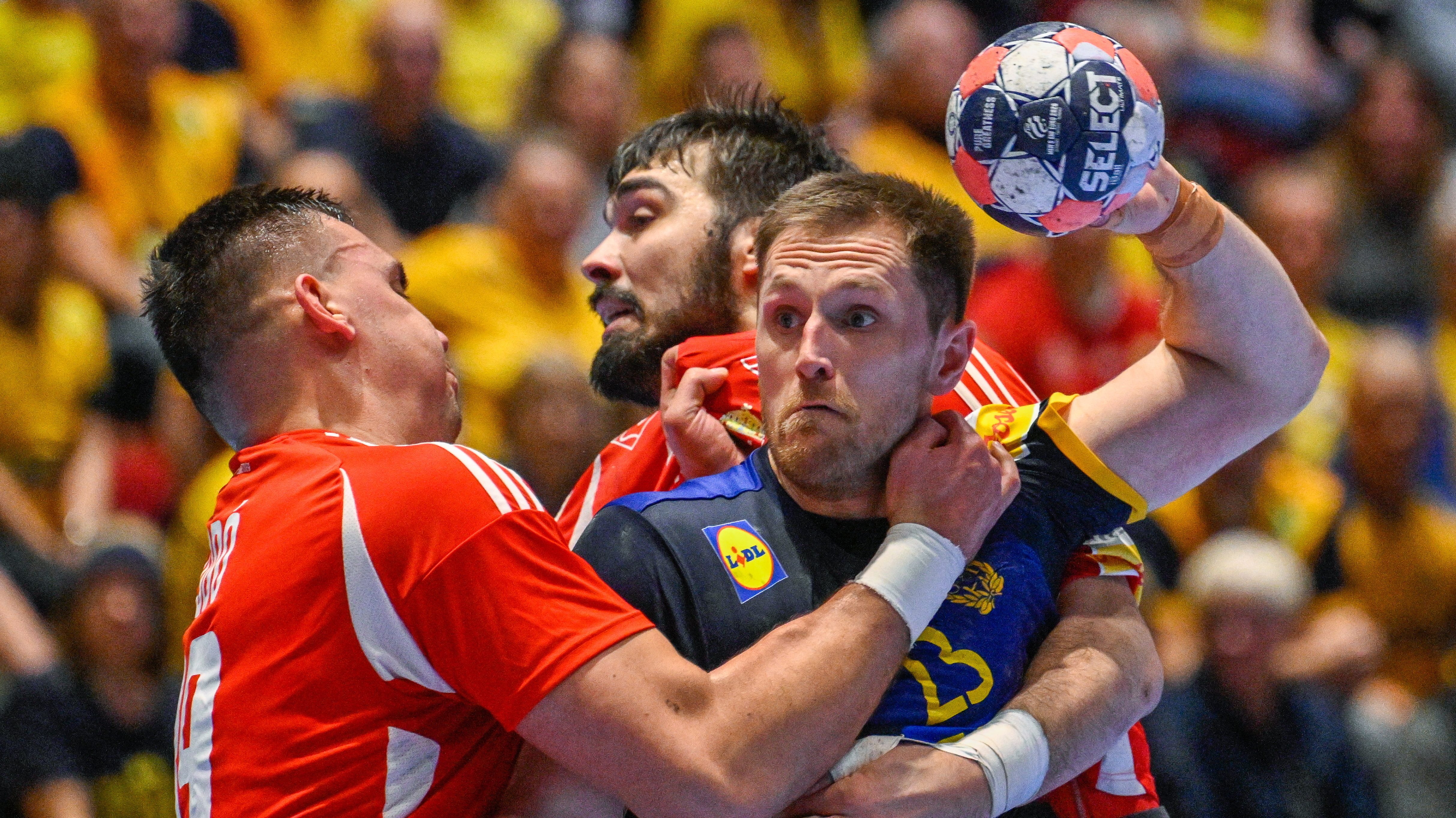 Bodó Richárd (b) és Rosta Mikós (b2), valamint a svéd Albin Lagergrennel.