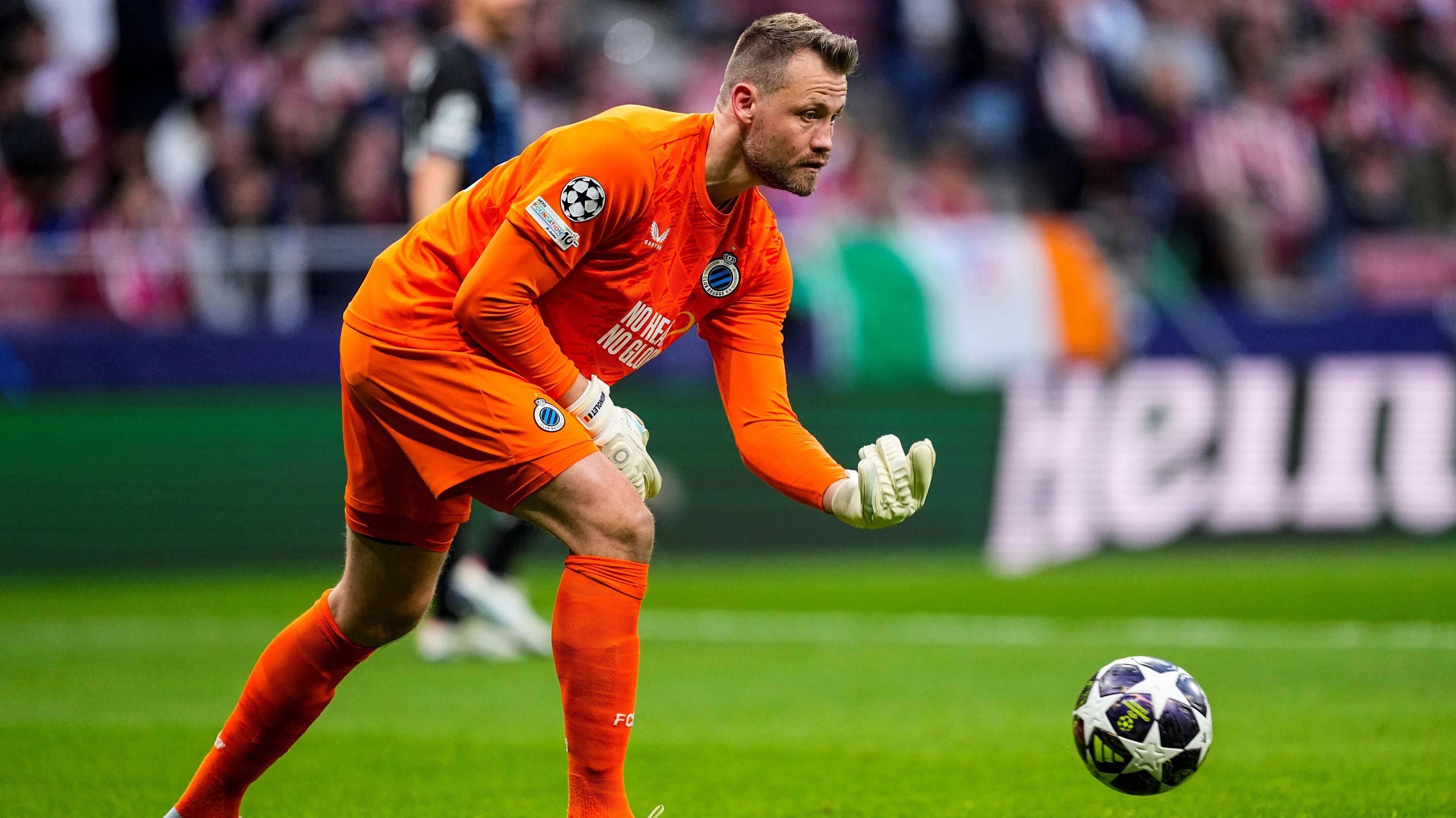 Simon Mignolet a Club Brugge kapujában.