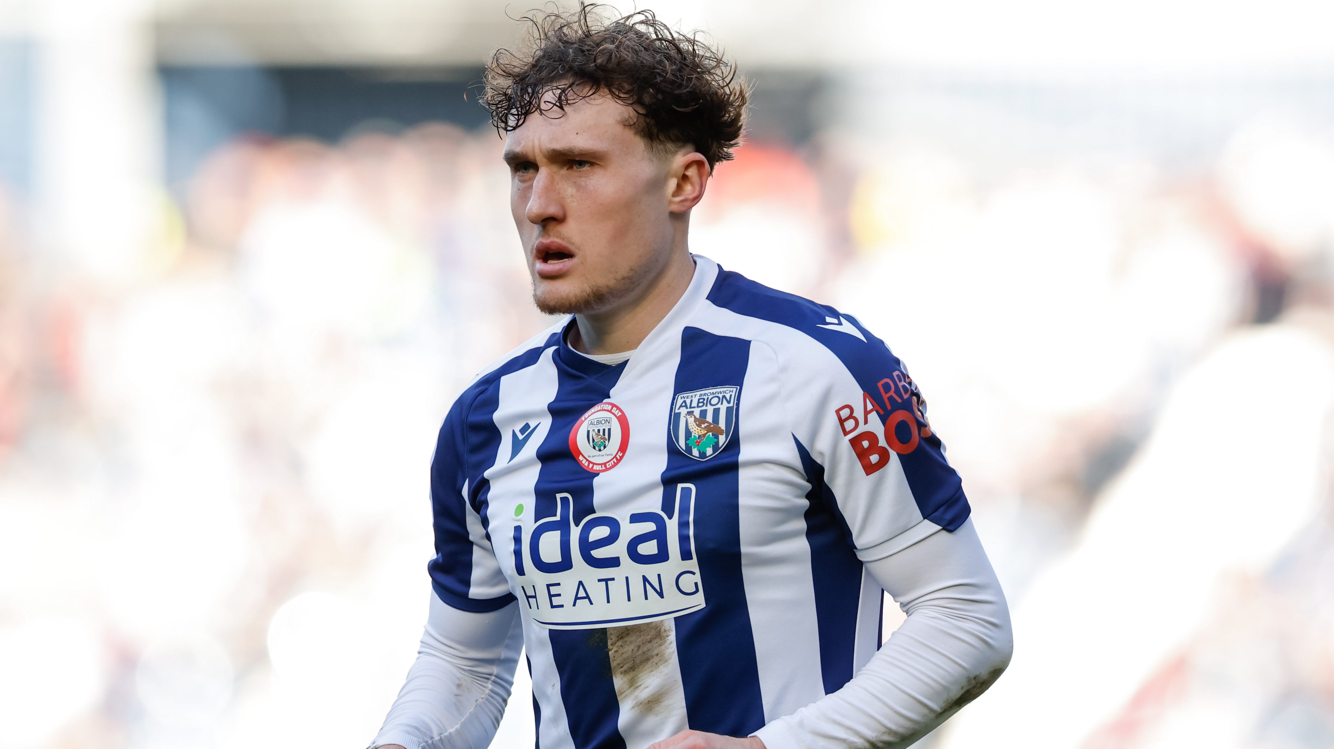 Callum Styles a West Bromwich Albion mezében.