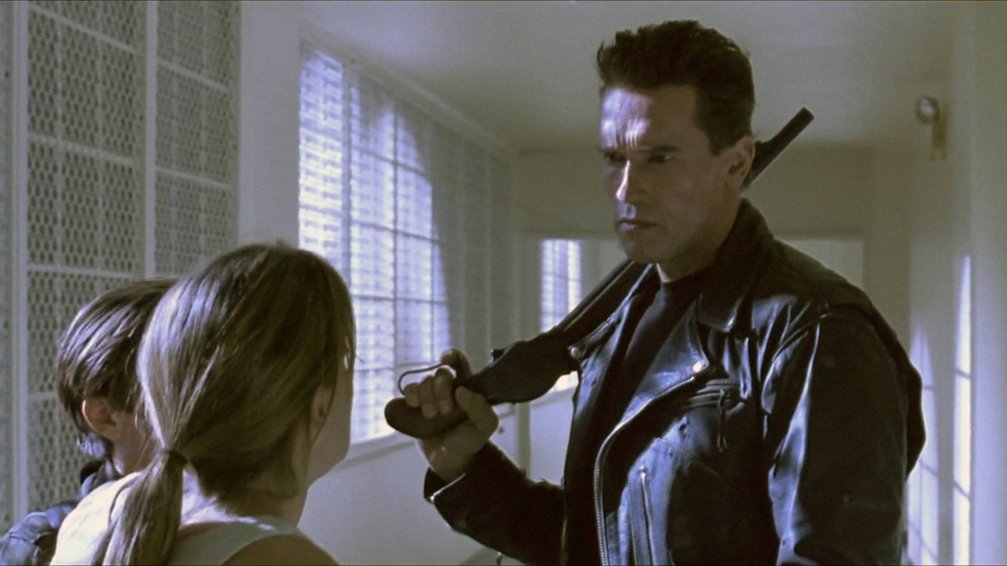 TERMINATOR 2 TERMINATOR 2 : JUDGMENT DAY 1991 de James Cameron Edward Furlong Linda Hamilton Arnold Schwarzenegger. COLLECTION CHRISTOPHEL © Carolco Pictures science fiction; sci-fi
