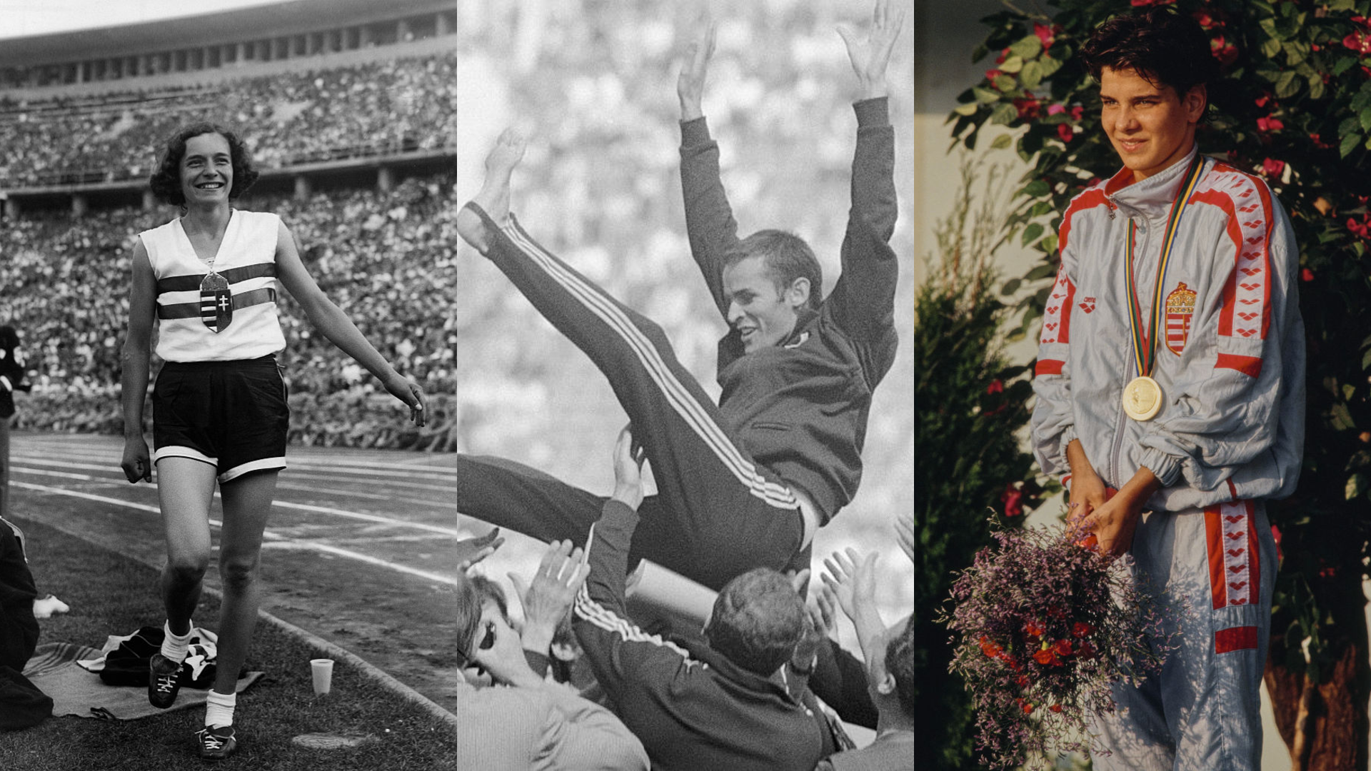 Csák Ibolya, Balczó András és Egerszegi Krisztina.