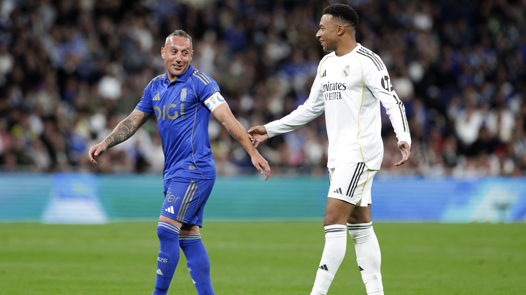 Santi Cazorla real madrid oviedo ünneplés real szurkolók
