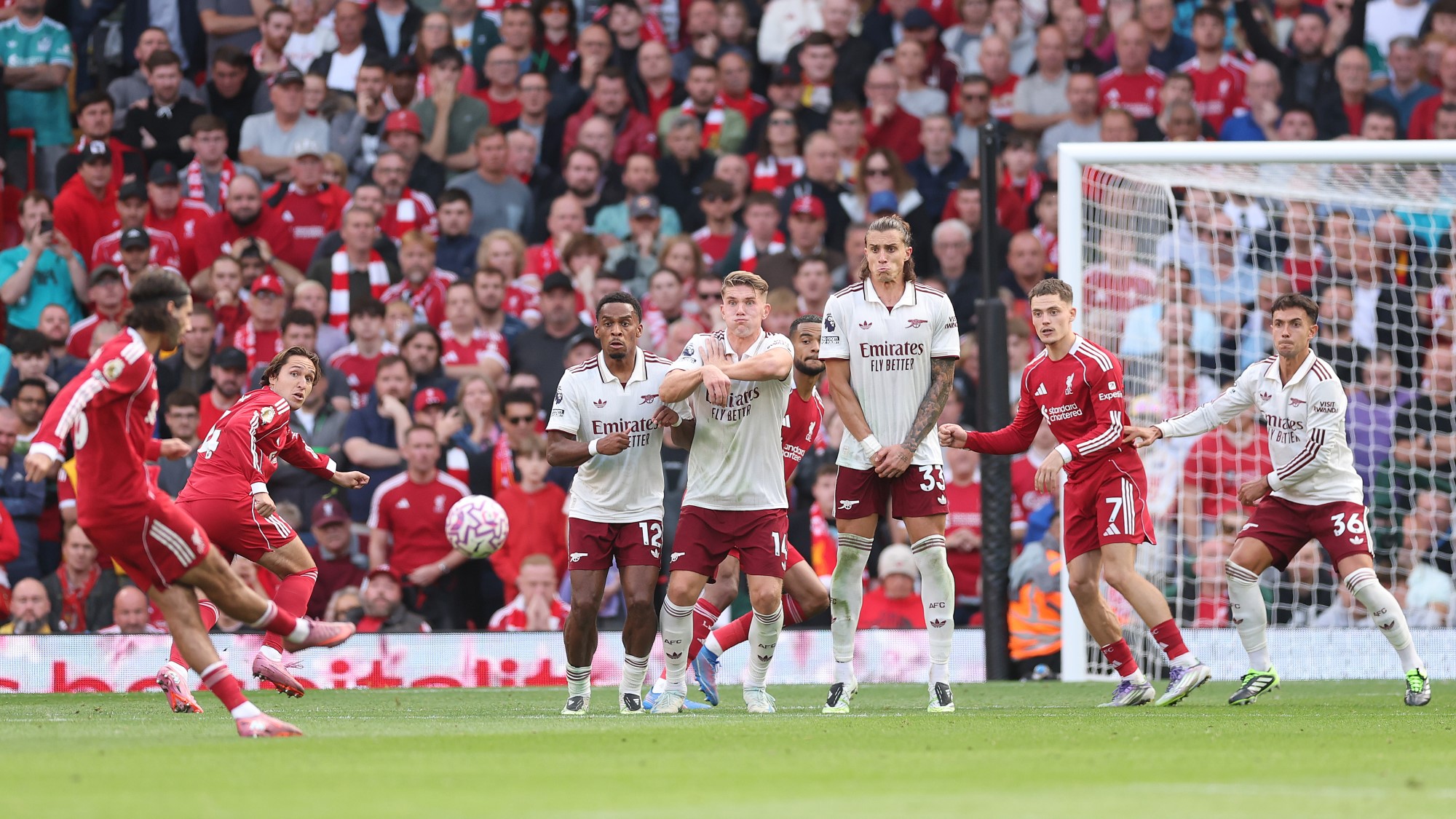 Szoboszlai Dominik góljával verte a Liverpool az Arsenalt augusztusban.