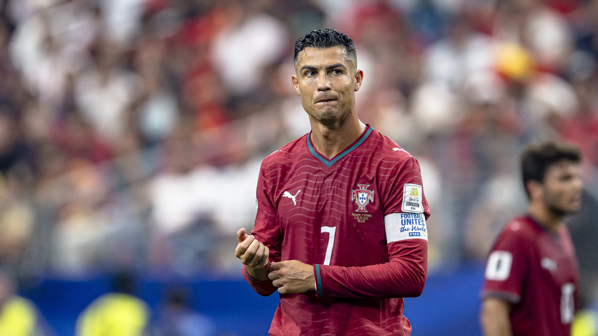 Cristiano Ronaldo a 2026-os világbajnokságon.