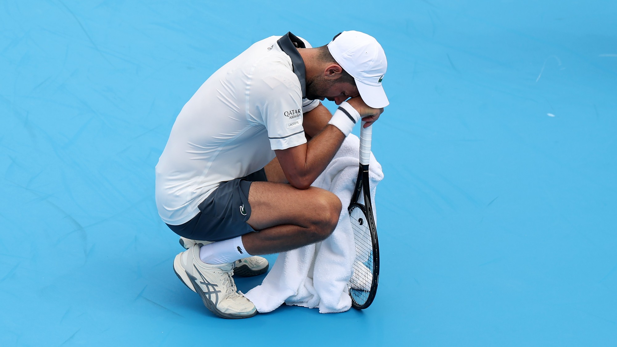 Novak Djokovicot megviselték a körülmények.