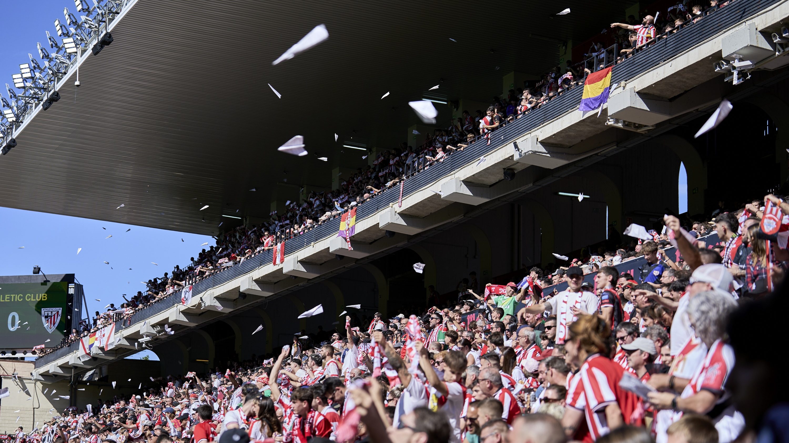A Rayo Vallecano szurkolóinak tüntetése.
