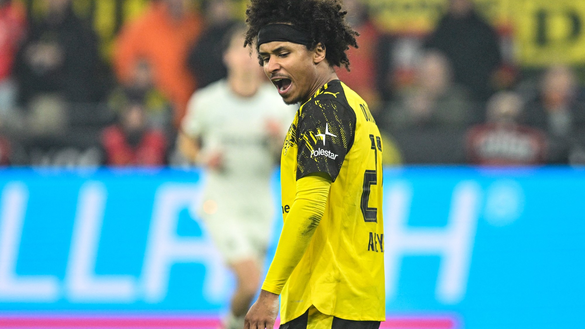 Karim Adeyemi a Borussia Dortmund és a Borussia Mönchengladbach Bundesliga-mérkőzésén.