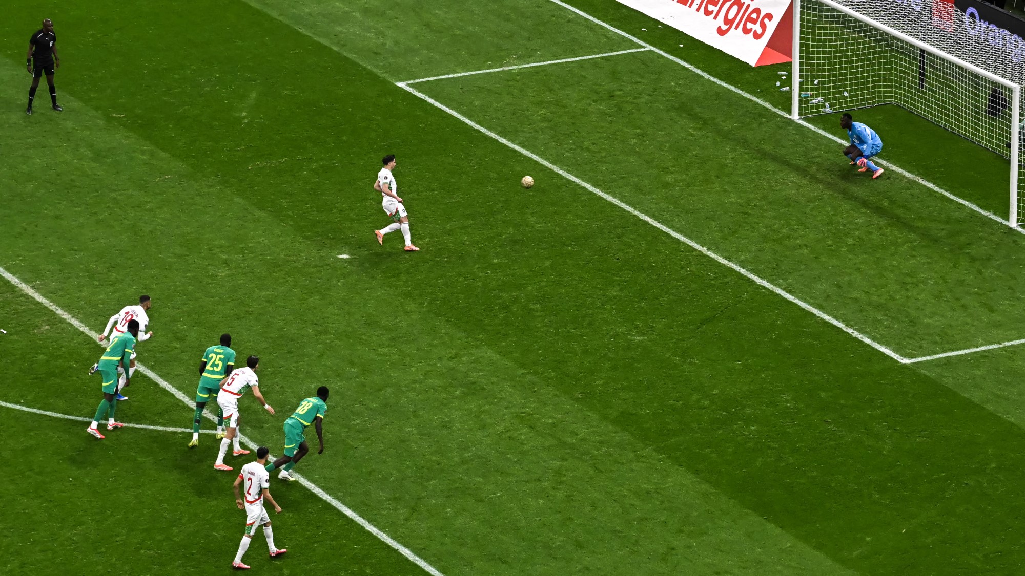 Brahim Díaz kihagyott egy büntetőt a Szenegál - Marokkó Afrika Kupa-döntőn.