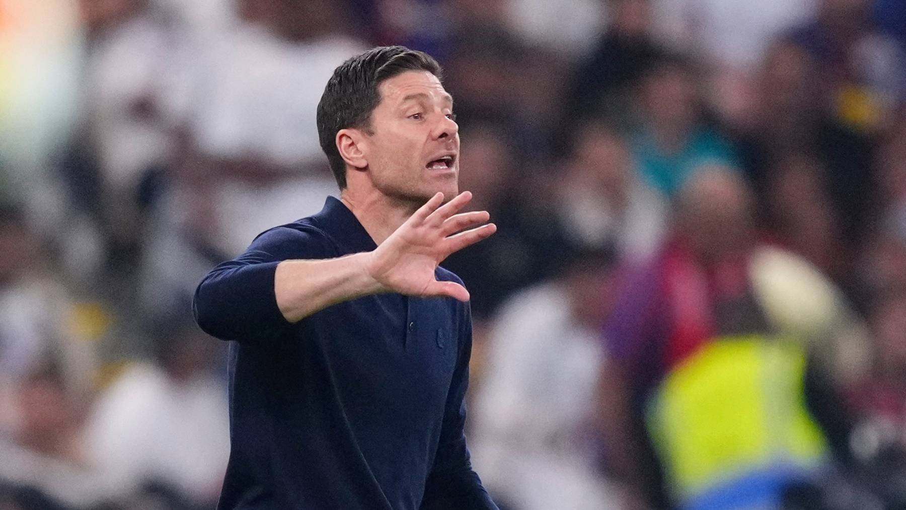Xabi Alonso head coach of Real Madrid gives instructions during the Spanish Super Cup final match between FC Barcelona and Real Madrid at King Abdullah Sports City Hall Stadium on January 11, 2026 in Jeddah, Saudi Arabia. (Photo by Jose Breton/Pics Action/NurPhoto)