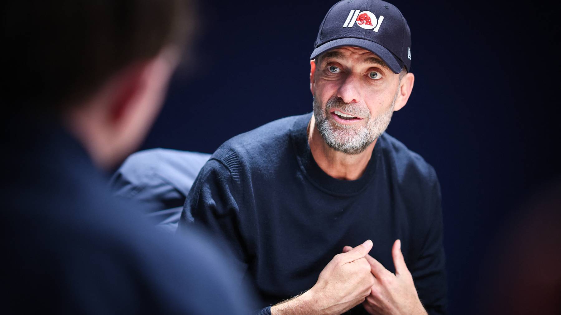 Jurgen Klopp, German football coach and "Global Head of Soccer" at Red Bull, is pictured during an AFP interview at RB Leipzig's headquarters in Leipzig, eastern Germany, on January 17, 2026. Despite leaving Liverpool as one of the most highly regarded coaches in football in 2024, Jurgen Klopp said he never considered himself among the game's best.